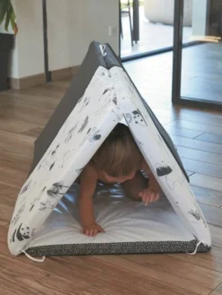 Tapis De Motricité XL Black And White Experience - CANDIDE Blanc - Candide -Magasin De Produits Pour Bébés De Qualité tapis de motricite xl black and white experience candide 5