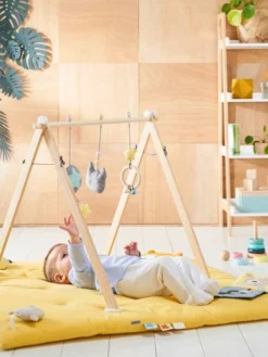 Tapis D'éveil En Lange Sans Arche Tropik Moutarde - Vertbaudet -Magasin De Produits Pour Bébés De Qualité tapis deveil en lange sans arche tropik 2