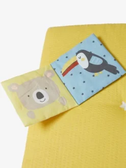 Tapis D'éveil En Lange Sans Arche Tropik Moutarde - Vertbaudet -Magasin De Produits Pour Bébés De Qualité tapis deveil en lange sans arche tropik 4