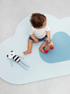 Tapis D'éveil Nuage Small - QUUT Bleu Ciel - Quut