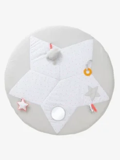 Tapis D'éveil Pluie D'étoiles Blanc Imprimé - Vertbaudet -Magasin De Produits Pour Bébés De Qualité tapis deveil pluie detoiles 2