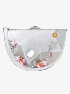 Tapis D'éveil Pluie D'étoiles Blanc Imprimé - Vertbaudet -Magasin De Produits Pour Bébés De Qualité tapis deveil pluie detoiles 4