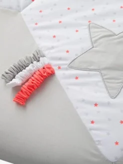 Tapis D'éveil Pluie D'étoiles Blanc Imprimé - Vertbaudet -Magasin De Produits Pour Bébés De Qualité tapis deveil pluie detoiles 5