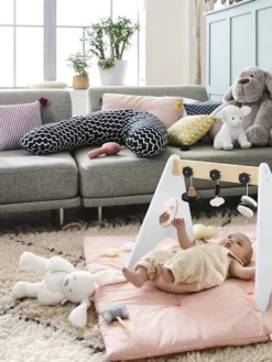 Tapis D'éveil Souple Sans Arche Sweet Fun Rose Imprimé - Vertbaudet -Magasin De Produits Pour Bébés De Qualité tapis deveil souple sans arche sweet fun 2