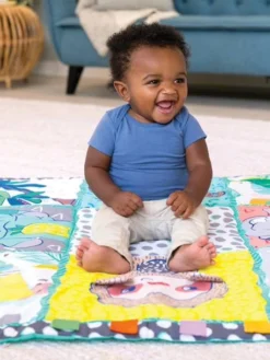 Tapis Géant Découverte Des Sens - INFANTINO Multicolore - Infantino -Magasin De Produits Pour Bébés De Qualité tapis geant decouverte des sens infantino 3