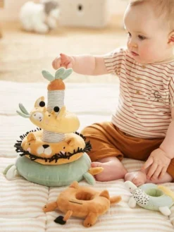 Tour à Empiler En Tissu TANZANIE Multicolore - Vertbaudet