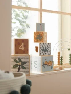 Tour De Cubes Avec Formes à Encastrer En Bois FSC® Beige - Vertbaudet -Magasin De Produits Pour Bébés De Qualité tour de cubes avec formes a encastrer en bois fsc 2