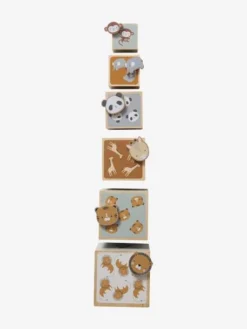 Tour De Cubes Avec Formes à Encastrer En Bois FSC® Beige - Vertbaudet -Magasin De Produits Pour Bébés De Qualité tour de cubes avec formes a encastrer en bois fsc 3