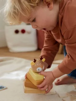 Trio De Tours à Empiler En Bois FSC® Bois - Vertbaudet -Magasin De Produits Pour Bébés De Qualité trio de tours a empiler en bois fsc 3