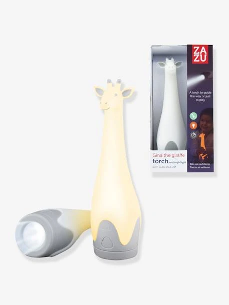Veilleuse Torche Gina La Girafe - ZAZU Gris - Toutes Les Marques 2 Veilleuse Torche Gina La Girafe - ZAZU Gris - Toutes Les Marques – Image 2