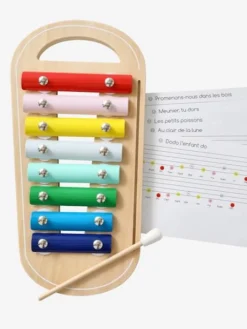 Xylophone Avec Partitions En Bois FSC® Multicolore - Vertbaudet -Magasin De Produits Pour Bébés De Qualité xylophone avec partitions en bois fsc 2